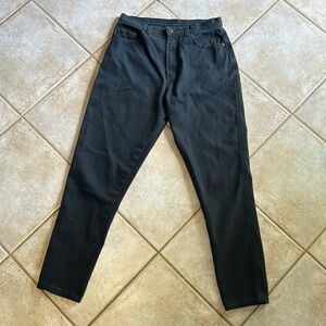 Vintage Denim & Co. Black High Rise Slim Leg Mom Jeans